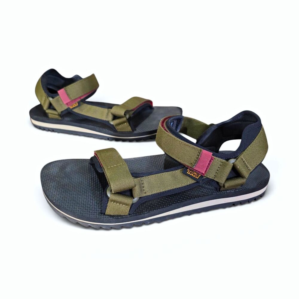 Teva Universal Trail Sandals Men's Size 13 Dark Olive Green Vibram Outdoor